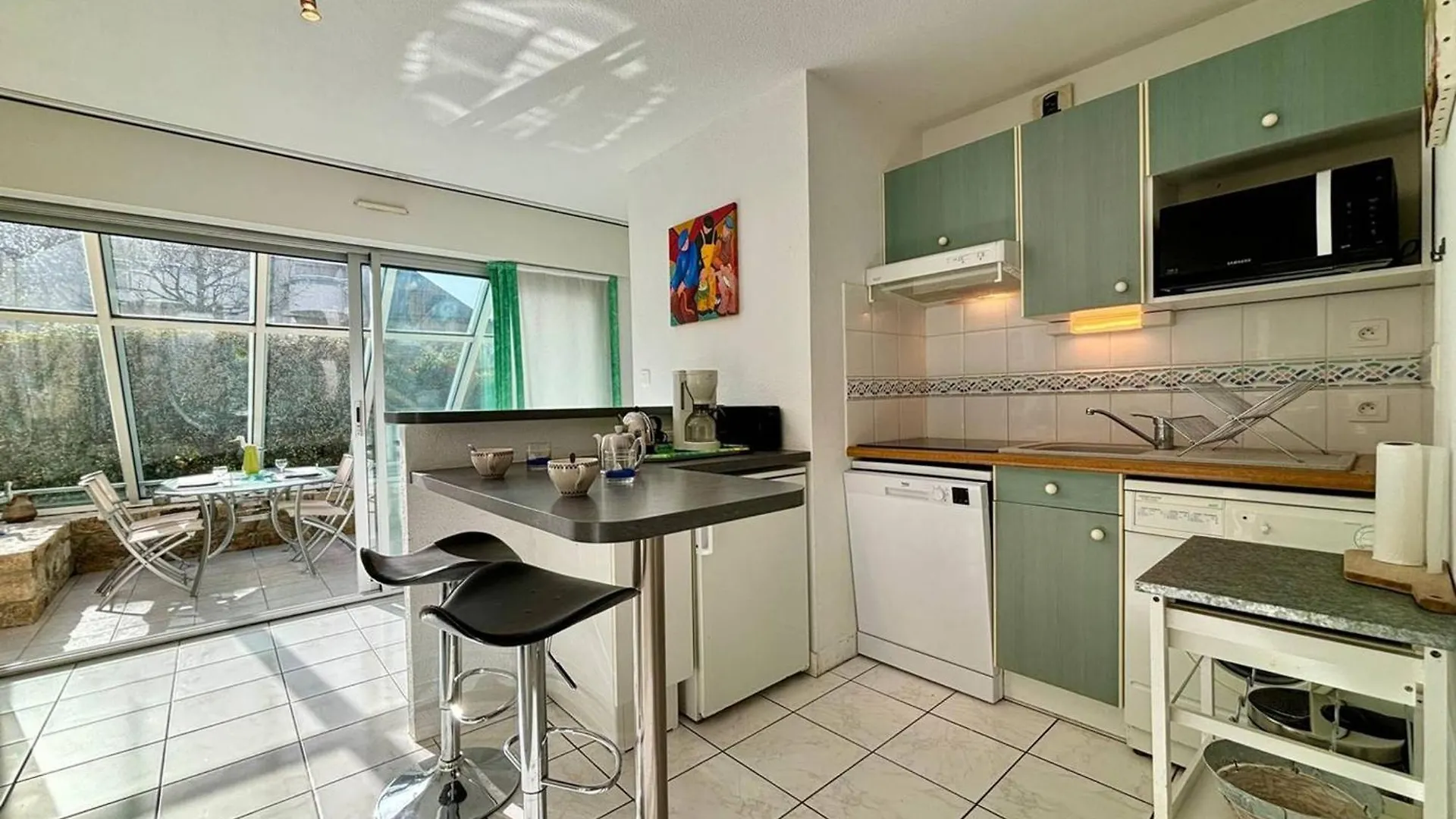 Appartement 2 Pieces, 4 Pers, 500M De La Plage, Veranda, Parking Prive - Fr-1-377-90 Carnac 0*,